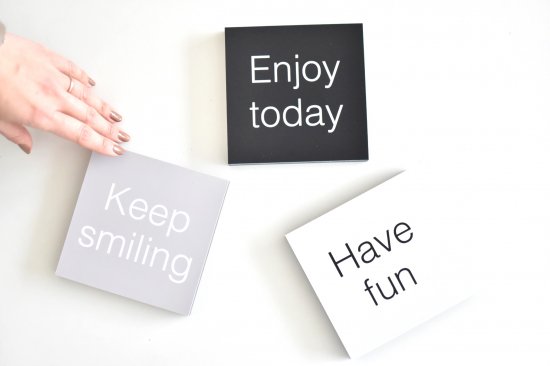 そのまま飾れる!メッセージパネル