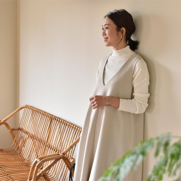 綺麗なシルエットのワンピース - OURHOME