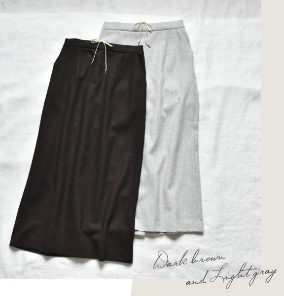 あったかウールのロングスカート - OURHOME