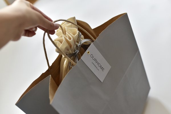 OURHOMEギフト巾着/S・M・Lサイズ(有料)