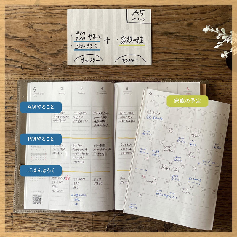 家族の予定と、<br>自分のやることを見える化したい!