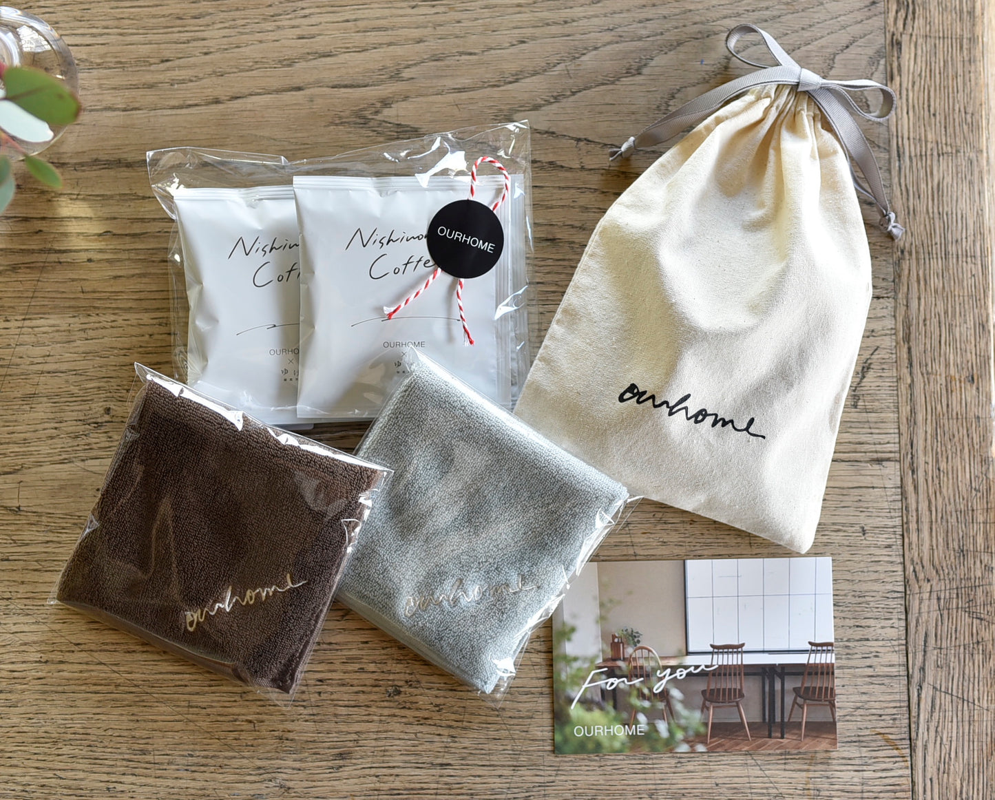 リング穴が便利な今治タオルハンカチ - OURHOME
