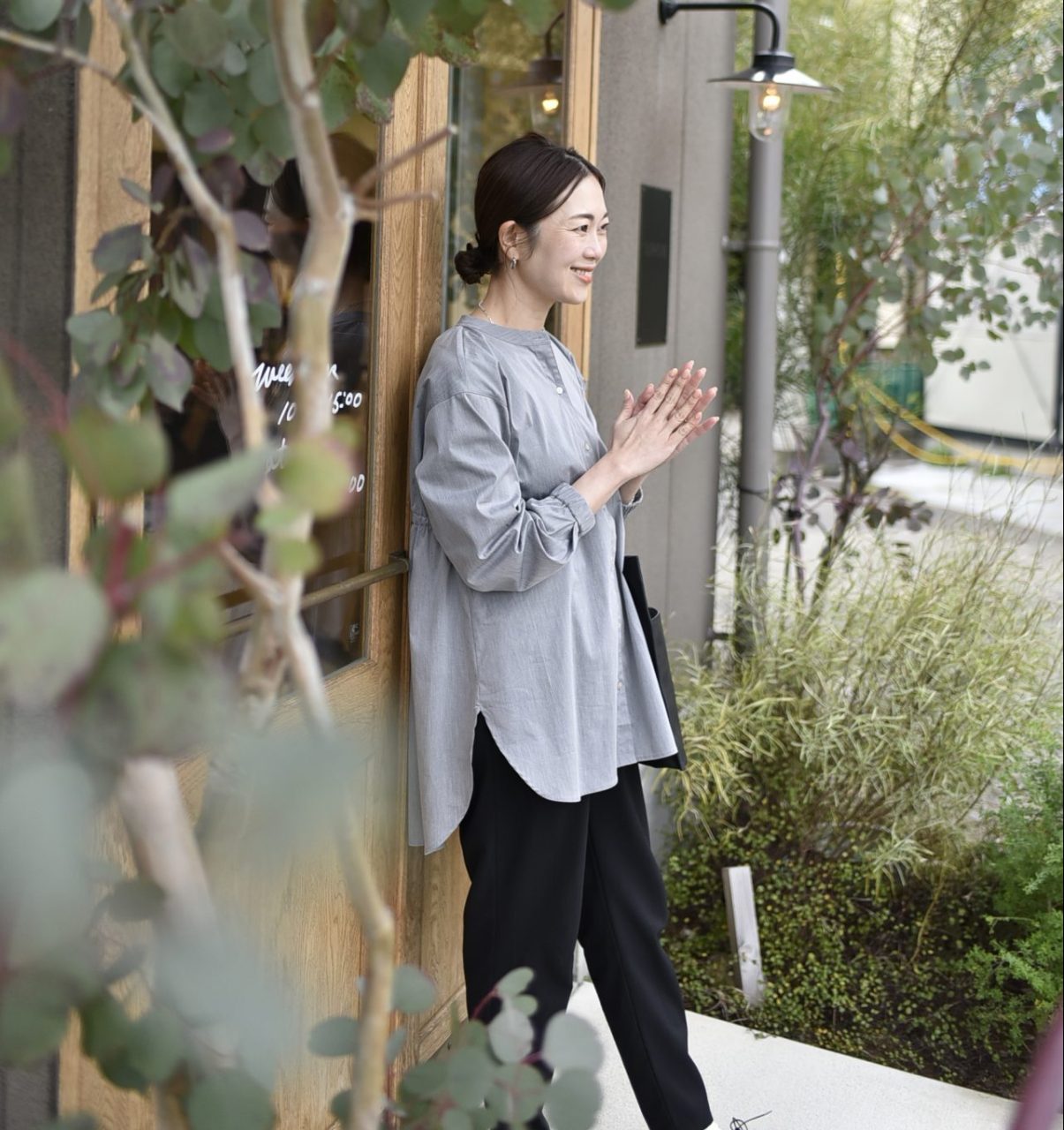 頼れるテーパードパンツ