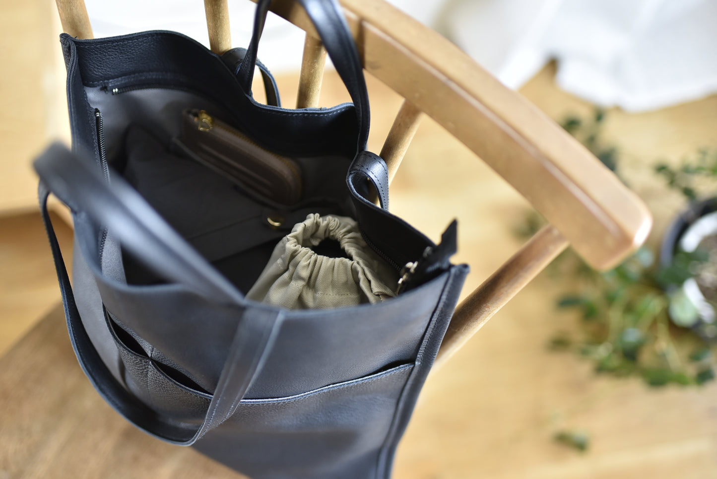 丸洗いできる携帯フラットシューズ - OURHOME