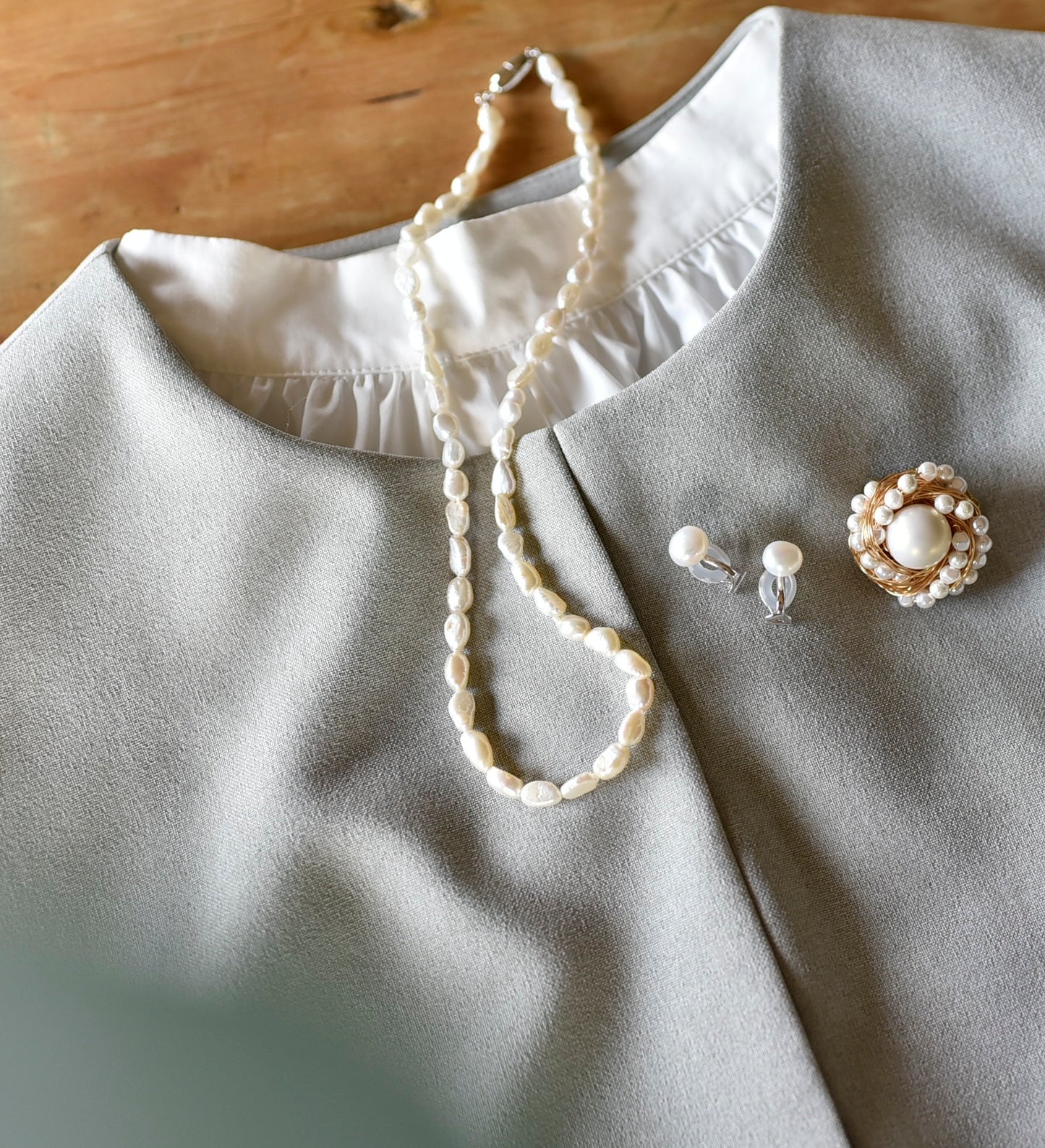 Silver925淡水パールのピアス・イヤリング