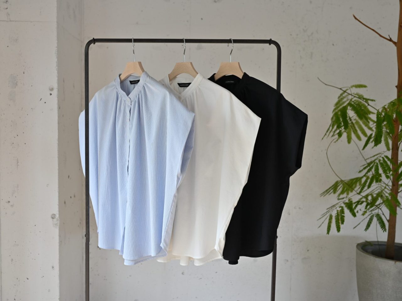 サラッと涼しい二の腕すっきりブラウス