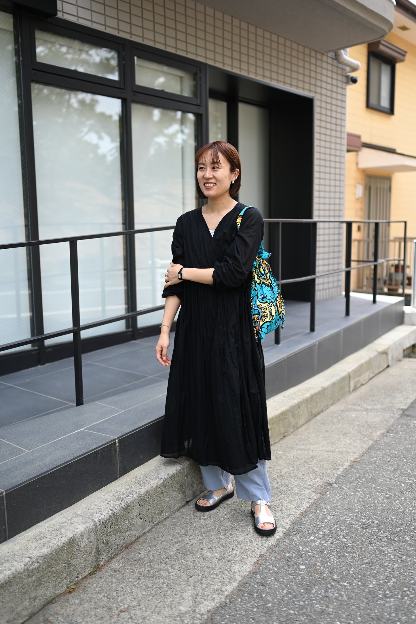 カシュクールワンピース