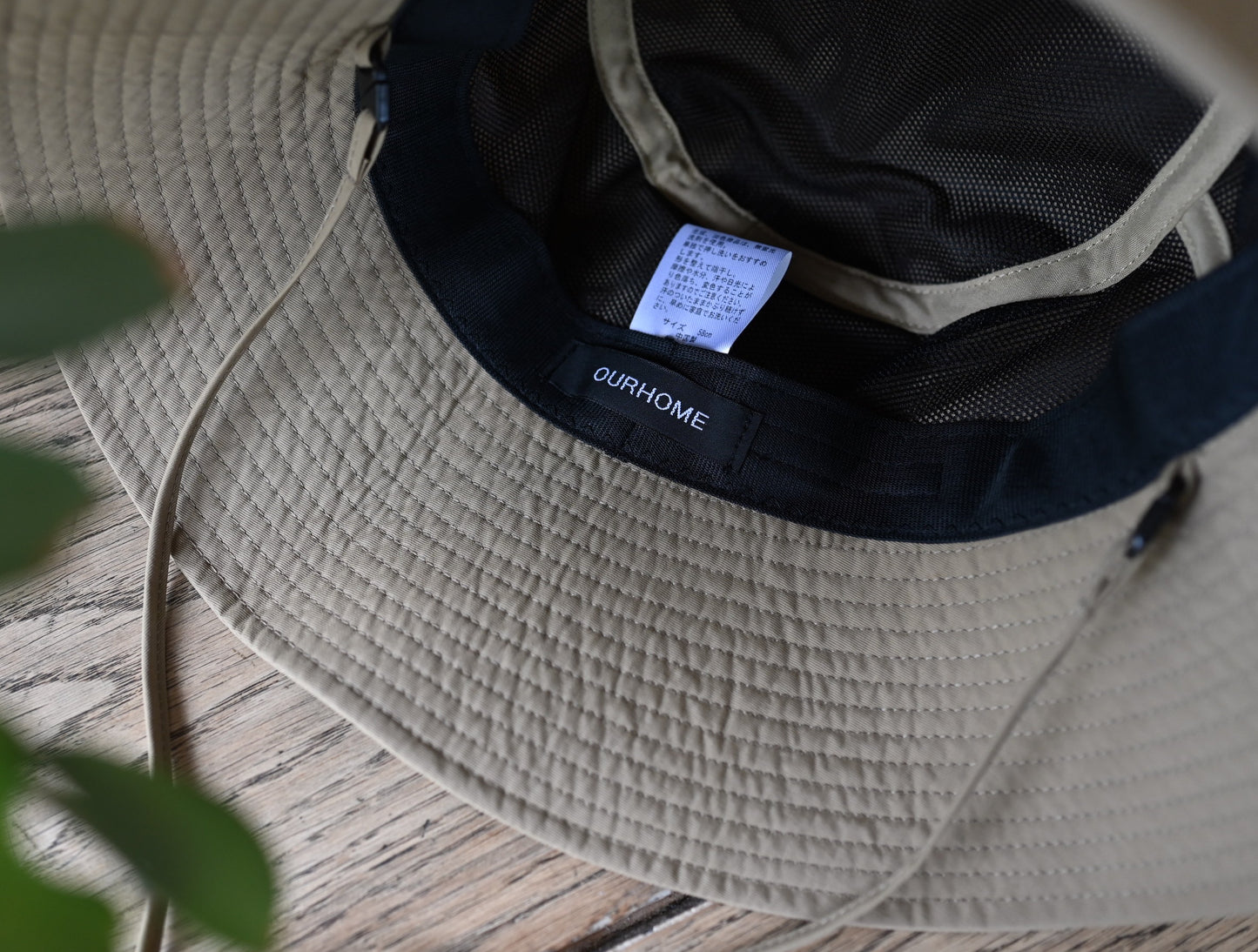 前後で使える2WAYバケットハット(撥水)