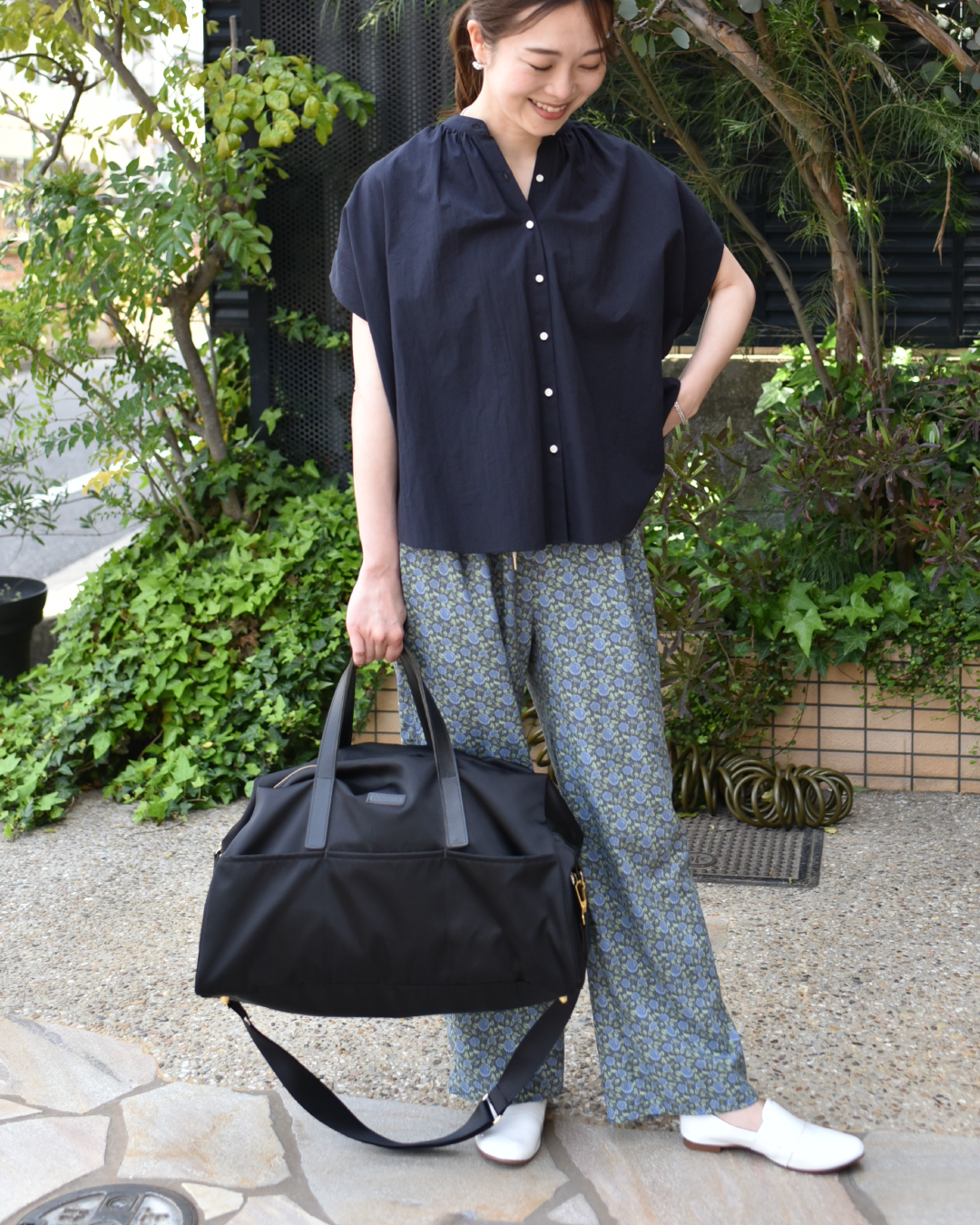 OUR ツヤがきれいなボストンバッグ ツヤがきれいなボストンバッグ – OURHOME