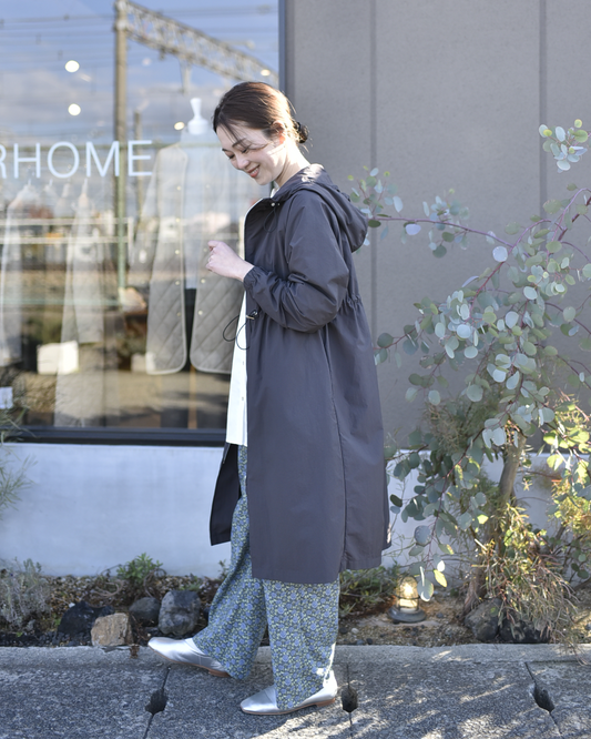 撥水素材のダブルジップコート - OURHOME