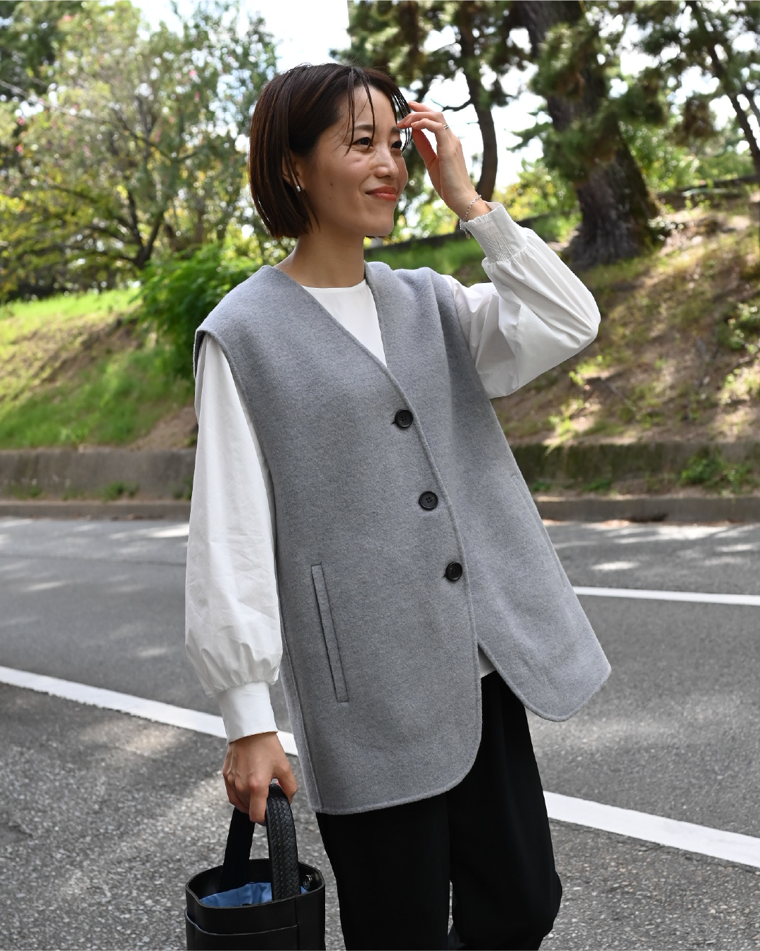 上質素材のあったかウールベスト – OURHOME