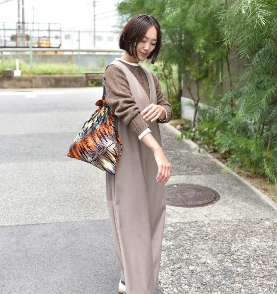 【美品】 ゆったりシルエットのオールインワン – OURHOME サロペット・オーバーオール・オールインワン