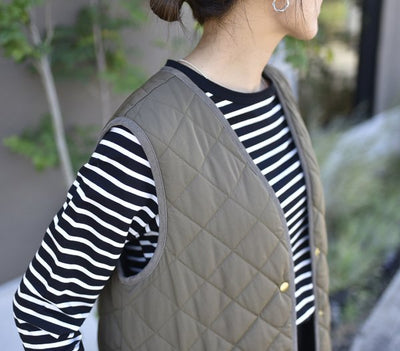 クルーネック長袖カットソー - OURHOME
