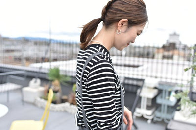 クルーネック長袖カットソー - OURHOME
