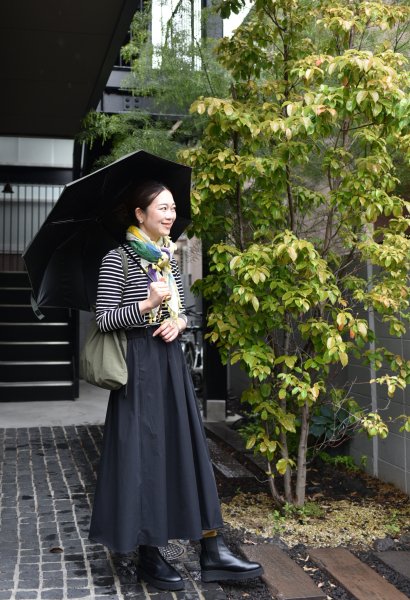 雨の日も寒い日も履けるショートブーツ