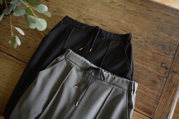 洗える裏起毛のあったかテーパードパンツ - OURHOME