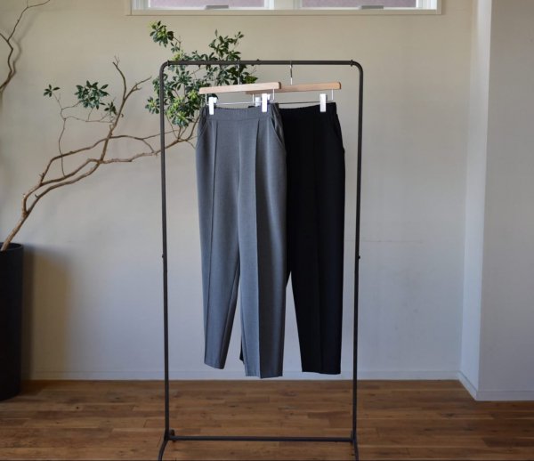 洗える裏起毛のあったかテーパードパンツ - OURHOME