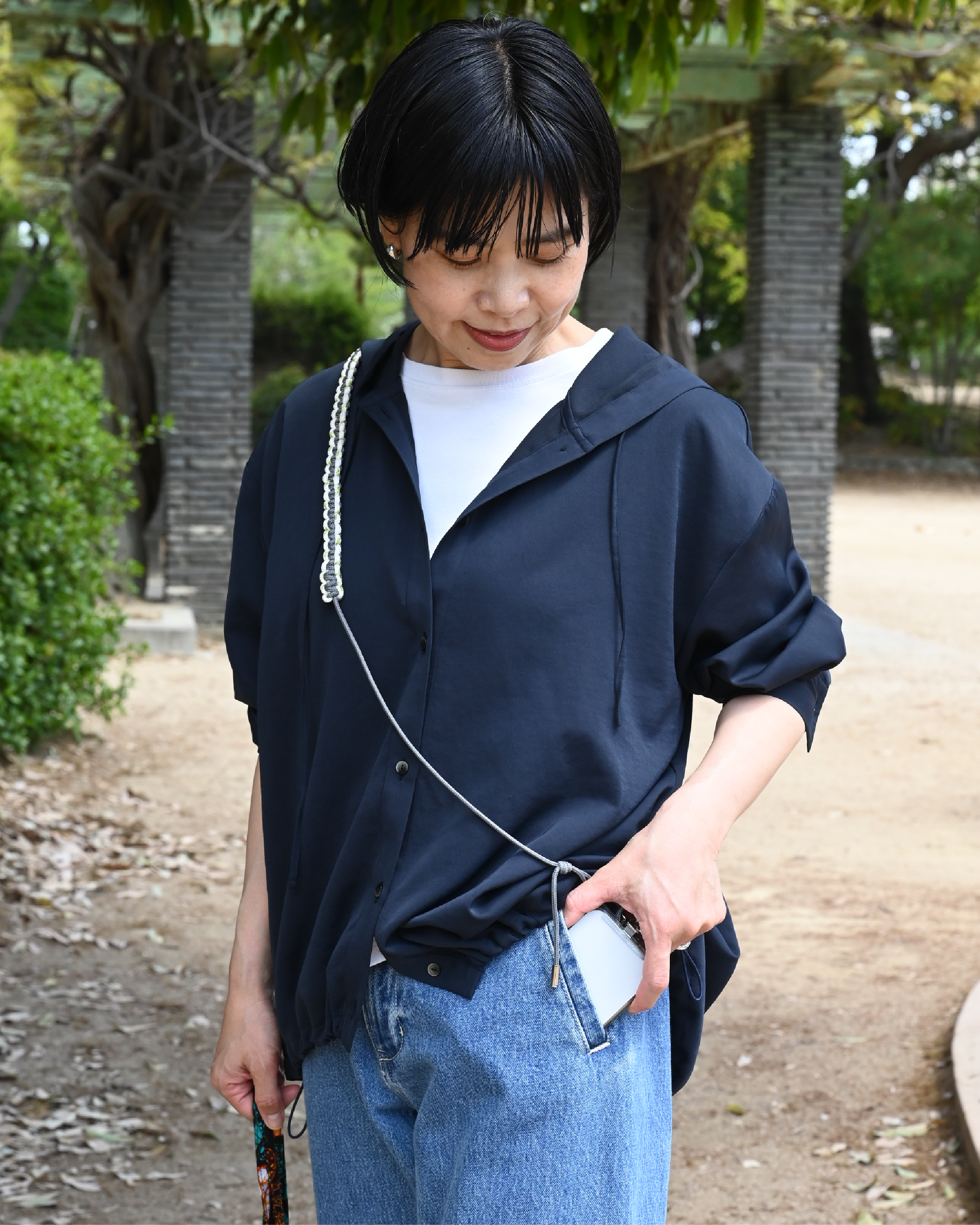 軽くて洗える！あみあみロングストラップ - OURHOME