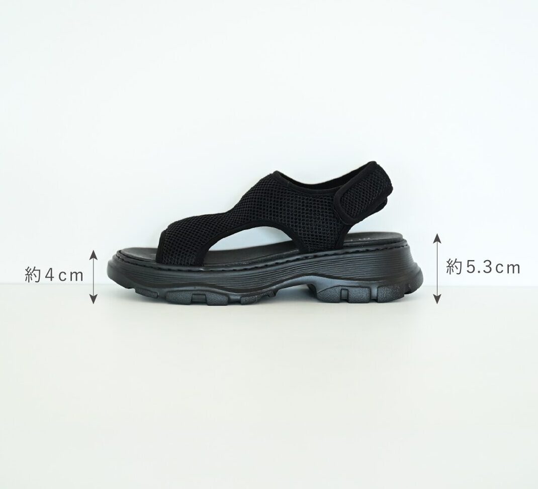 軽やかメッシュサンダル