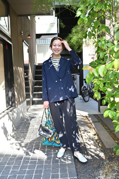 シワになりにくい、洗える軽やかジャケット