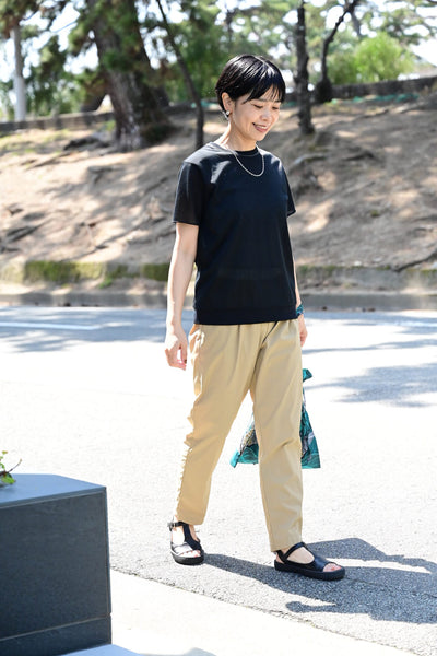 シアー半袖Tシャツ - OURHOME