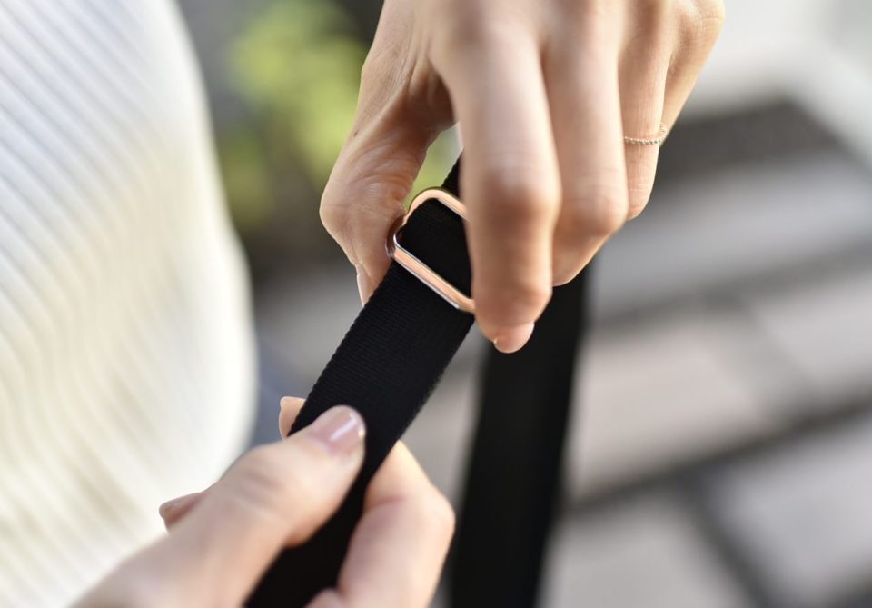 レザー持ち手のパンダショルダーバッグ - OURHOME