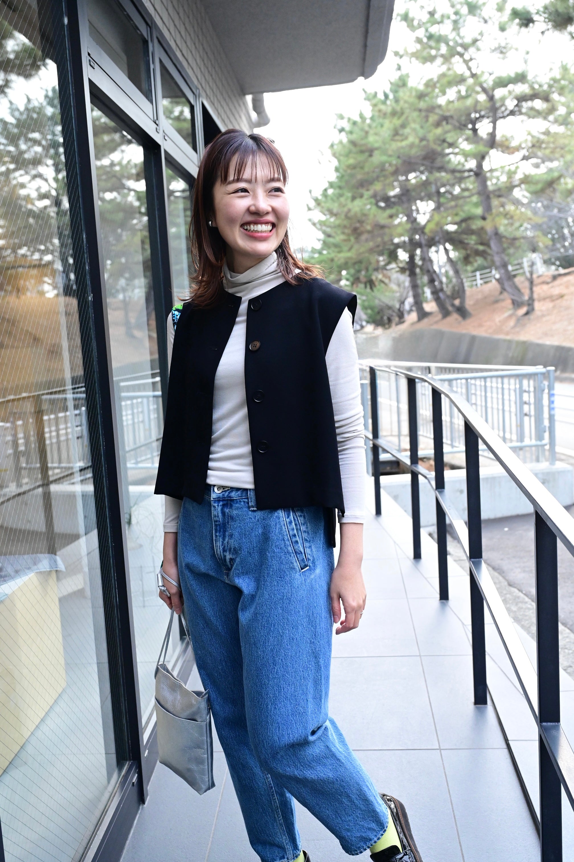 洗えるボタンベスト – OURHOME