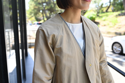 頼れるノーカラーコート - OURHOME