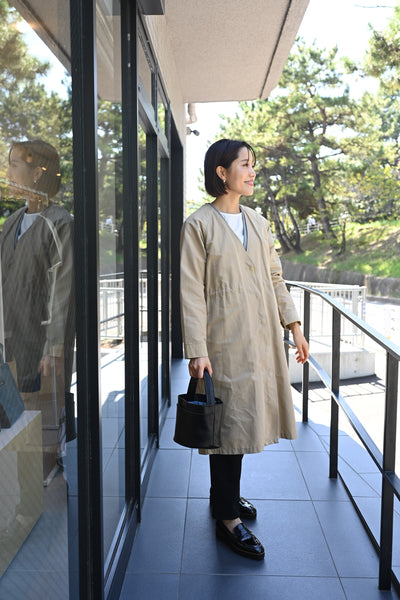 頼れるノーカラーコート - OURHOME