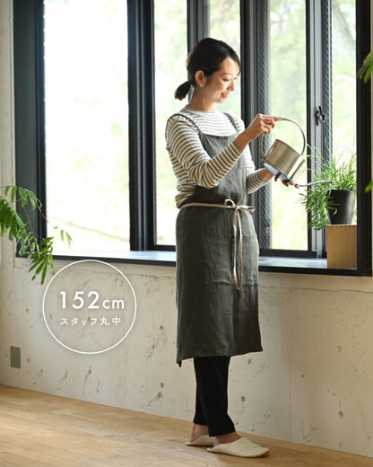 フレンチリネンエプロン