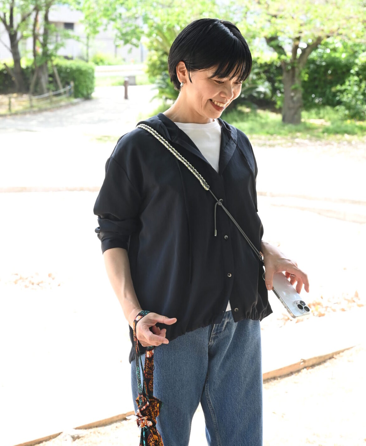 軽くて洗える！あみあみショートストラップ - OURHOME