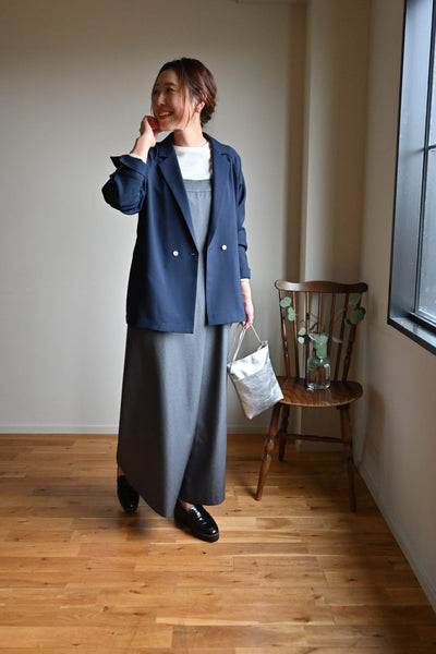 シワになりにくい、洗える軽やかジャケット