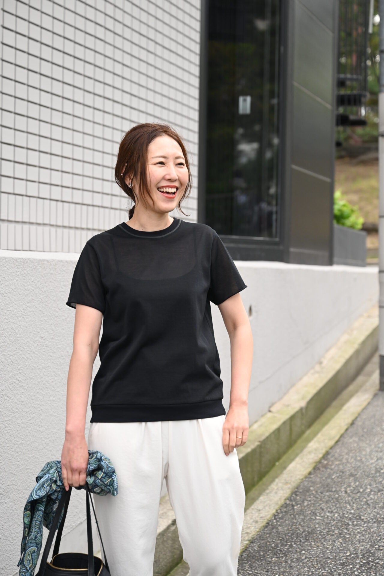 シアー半袖Tシャツ - OURHOME