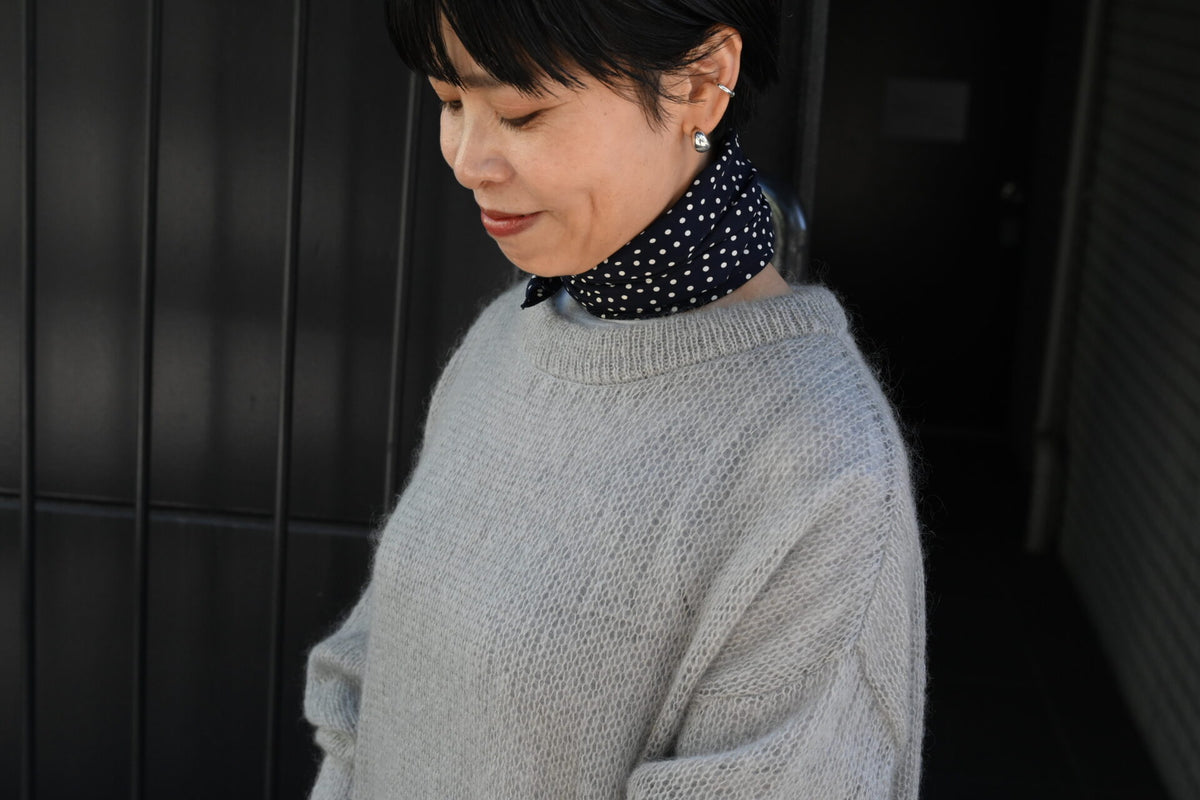 重ね着たのしむモヘアニット