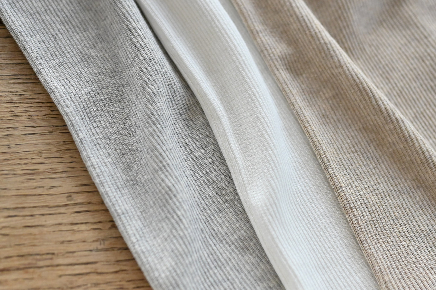 洗える配色アクセントのリブニット - OURHOME