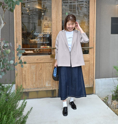 シワになりにくい、洗える軽やかジャケット