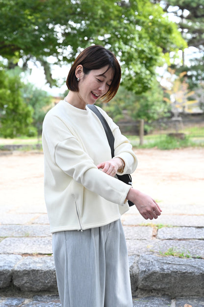 洗える裏起毛プルオーバー