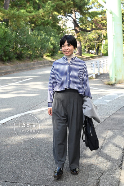 #items:4195-tulle-sheer-turtle,4113-cotton-banshu-shirt,2507-enamel-leather-loafer-shoes,1027-leather-handle-2way-backpack,4164-wool-vest,3014-drop-silver925-earrings,2072-sheer-glitter-socks
