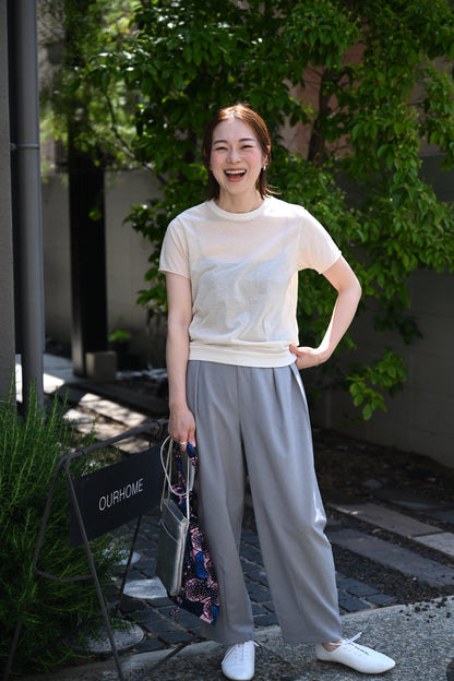 シアー半袖Tシャツ - OURHOME