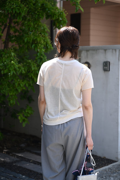 シアー半袖Tシャツ - OURHOME