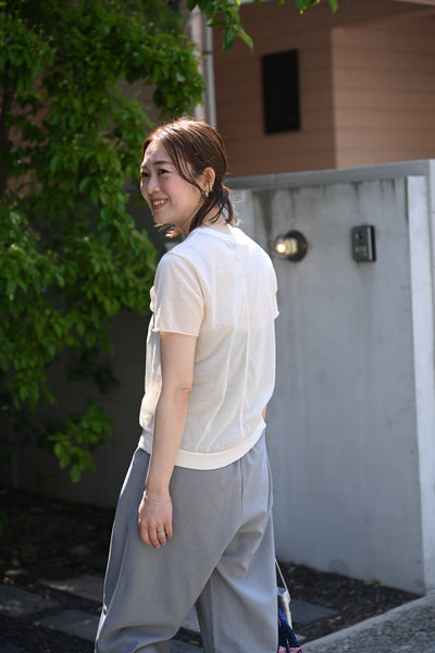 シアー半袖Tシャツ - OURHOME