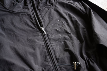 撥水素材のダブルジップコート