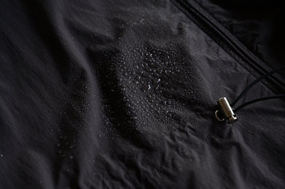 撥水素材のダブルジップコート