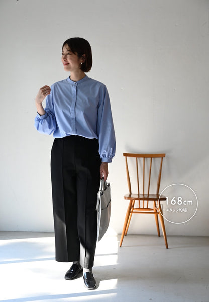 #items:4196-pintuck-wide-pants,2512-enamel-slip-on-shoes,2095-ribbed-warm-glitter-socks,1024-2way-fit-leather-tote-bag,3020-silver925-bracelet,3014-drop-silver925-earrings
