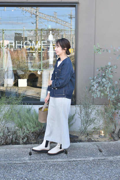 あったかウールのロングスカート