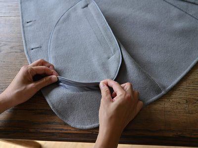 上質素材のあったかウールベスト