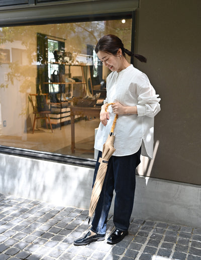 グラスファイバー骨の頼れる長傘（高撥水、耐風）
