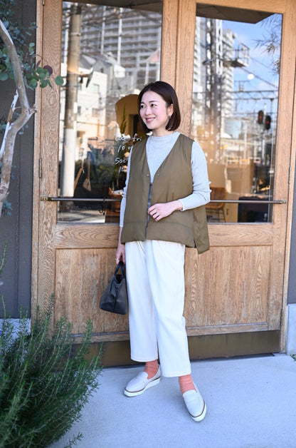 洗える配色アクセントのリブニット - OURHOME