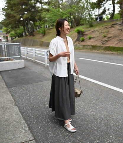 サラッと涼しい二の腕すっきりブラウス