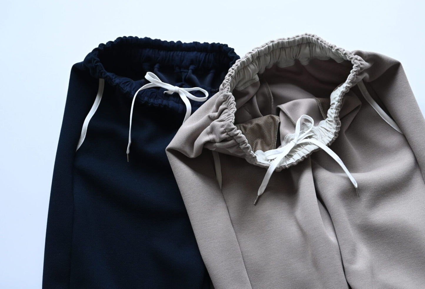 細見えラインで軽やか、リラックスジョガーパンツ（UVカット）